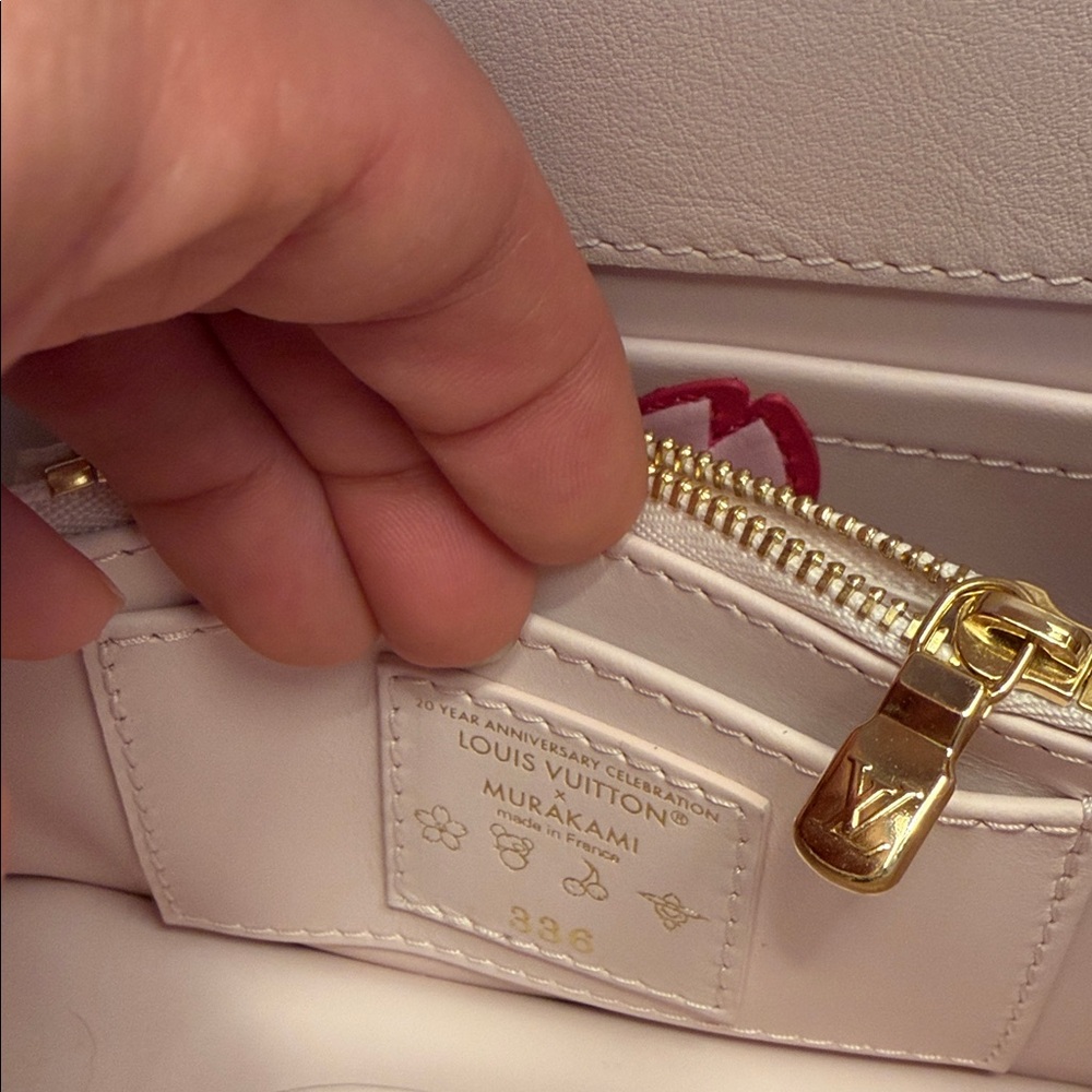Louis Vuitton LV x TM Cherry Blossom Capucines Mini⭐️Limited Edition⭐️ Numbered - Picture 6 of 8